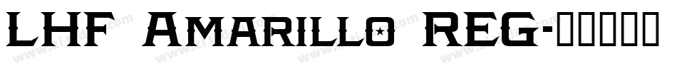 LHF Amarillo REG字体转换